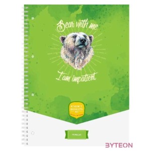 Spirálfüzet ICO Student Art A,4 vonalas