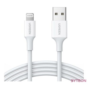 UGREEN Nickel plated Lightning Cable MFi 1m (white)