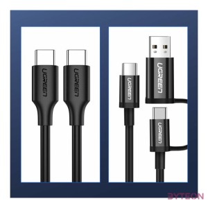 Pozacany kabel USB-C UGREEN 1,5m czarny