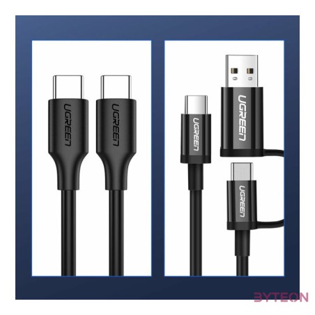 Pozacany kabel USB-C UGREEN 1,5m czarny