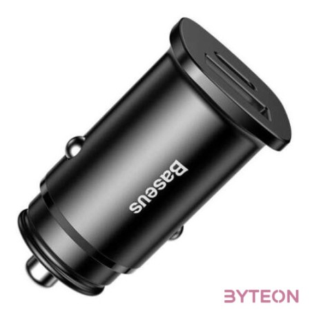 Baseus Square PPS QC4.0 , PD3.0 5A 30W autós töltő (fekete)