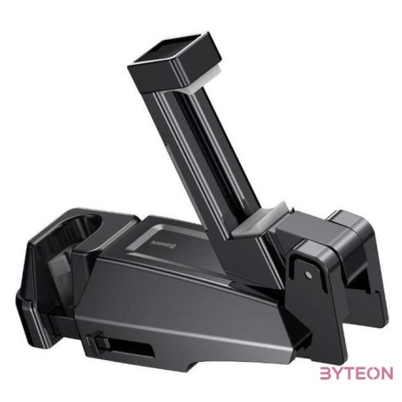 Telefontartó, okostelefon Baseus az autó fejtámláján (fekete)