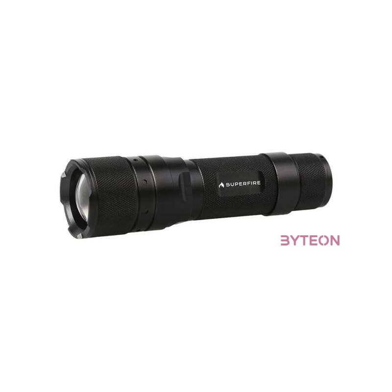 Superfire F3-L2 ZOOM zseblámpa, 570lm