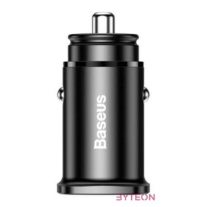 Baseus Square PPS QC4.0 , PD3.0 5A 30W autós töltő (fekete)