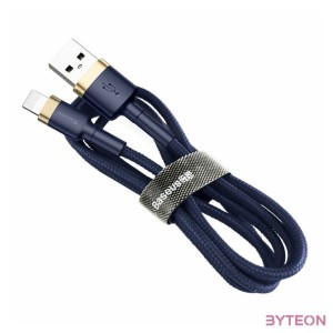 USB Lightning Baseus Cafule 2,4A 1 m-es kábel (arany-sötétkék)