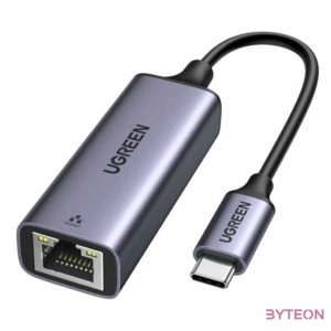 UGREEN RJ45 USB-C  Gigabit Ethernet adapter, alumínium (szürke)