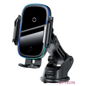 Baseus Light elektromos tartó Qi induktív töltővel (fekete)