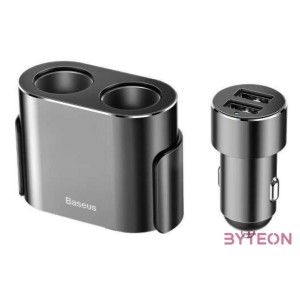 Baseus 2xUSB 3,1A 100W szivargyújtó elosztó (fekete)