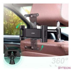 UGREEN autós fejtámla tartó tablethez (fekete)