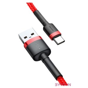 USB-USB-C kábel Baseus Cafule 3A 1m (piros)