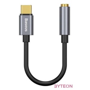 Baseus L54 USB-C audioadapter  3,5 mm-es mini jack csatlakozó (szürke)
