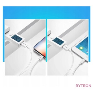 UGREEN Nickel plated Lightning Cable MFi 1m (white)