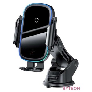 Baseus Light elektromos tartó Qi induktív töltővel (fekete)