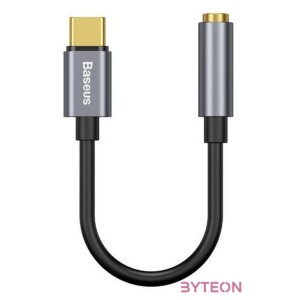 Baseus L54 USB-C audioadapter  3,5 mm-es mini jack csatlakozó (szürke)