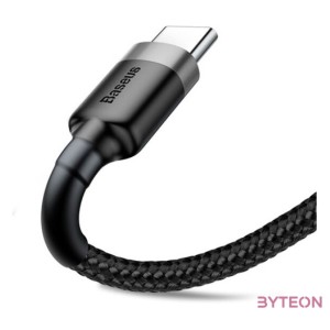 USB-USB-C kábel Baseus Cafule 3A 1m (szürke-fekete)