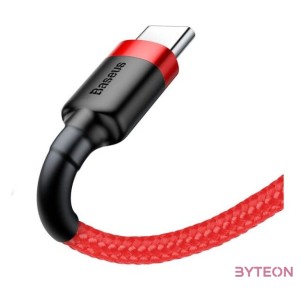 USB-USB-C kábel Baseus Cafule 3A 1m (piros)