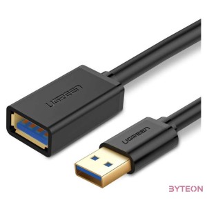 UGREEN 0,5 m-es hosszabbító USB 3.0 kábel (fekete)