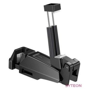 Telefontartó, okostelefon Baseus az autó fejtámláján (fekete)