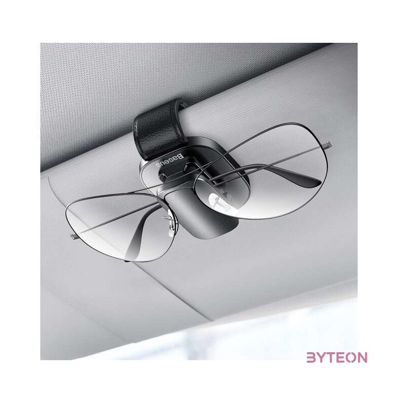 Baseus Platinum autós szemüvegtartó (fekete)