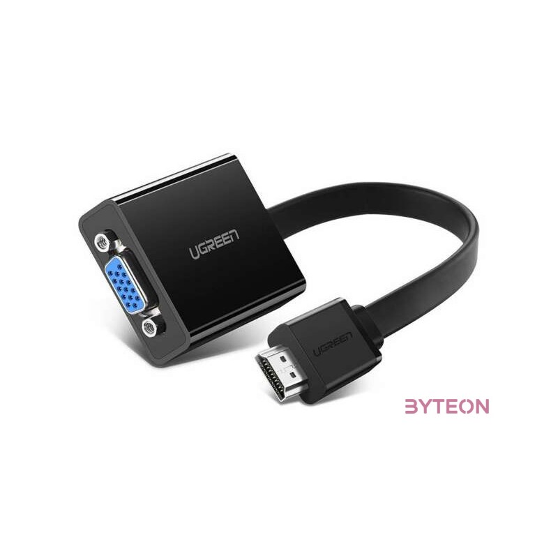 UGREEN MM103 HDMI-VGA adapter 25 cm (fekete)