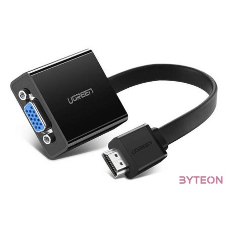 UGREEN MM103 HDMI-VGA adapter 25 cm (fekete)