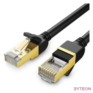 UGREEN NW107 Ethernet RJ45 hálózati kábel, Cat.7, STP, 10m (fekete)