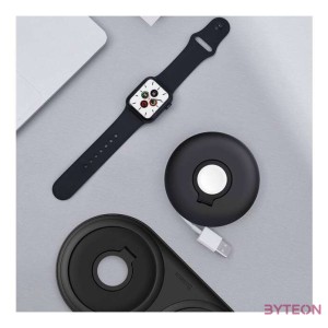 AppleWatch szervező,töltő tartó (fekete)