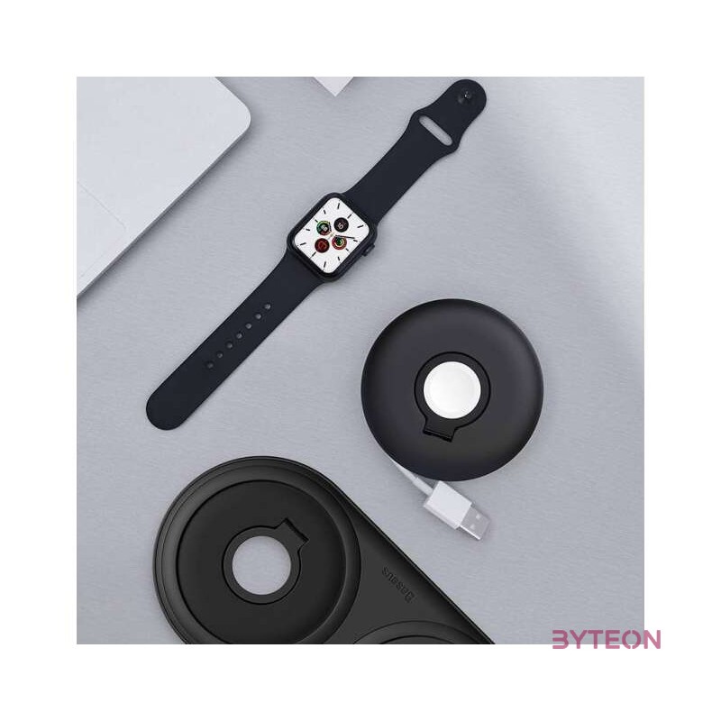 AppleWatch szervező,töltő tartó (fekete)