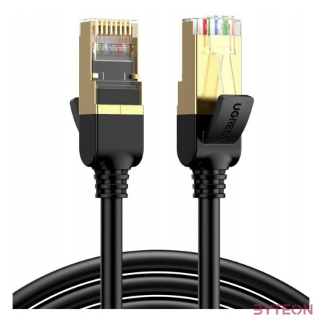 UGREEN NW107 Ethernet RJ45 hálózati kábel, Cat.7, STP, 15m (fekete)