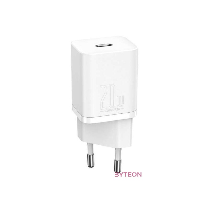 Baseus Super Si gyorstöltő 1C 20W (fehér)
