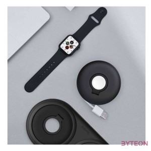 AppleWatch szervező,töltő tartó (fekete)