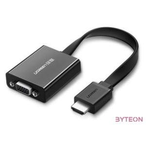 UGREEN MM103 HDMI-VGA adapter 25 cm (fekete)