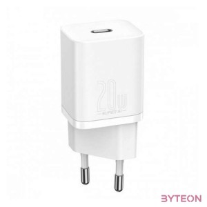 Baseus Super Si gyorstöltő 1C 20W (fehér)