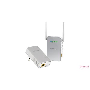 Netgear PLW1000-100PES 1000Mbps WiFi Powerline Extender + WLAN kit