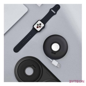 AppleWatch szervező,töltő tartó (fekete)