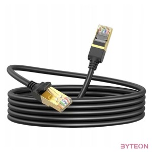 UGREEN NW107 Ethernet RJ45 hálózati kábel, Cat.7, STP, 15m (fekete)