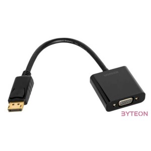 UGREEN DP109 DisplayPort-VGA adapter (fekete)