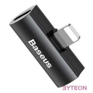 Baseus L46 Lightning-2x Lightning audioadapter (fekete)