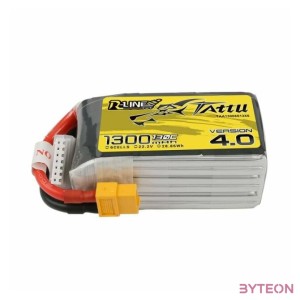 Tattu R-Line 4.0 1300mAh 22.2V 130C 6S1P XT60 akkumulátor