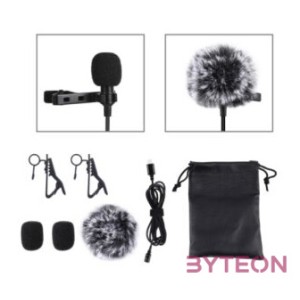 Puluz  PU425 csiptethető mikrofon 1,5 m, USB-C