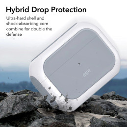 Case ESR Orbit Hybrid for AirPods Pro, Magsafe (white)