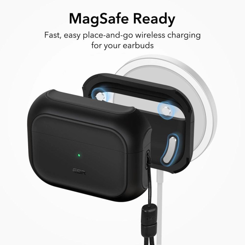 Case ESR Orbit Hybrid for AirPods Pro, Magsafe (black)