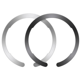 Adapter for Magsafe ESR HaloLock Ring for smartphone 2pcs. (black/silver)