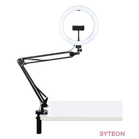 Állvány , asztali állvány LED kliphez 26 cm vlog , stream Puluz PKT3090B telefonhoz