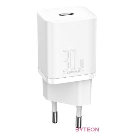 Baseus Super Si gyorstöltő 1C 30W (fehér)