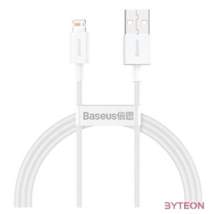 USB kábel a Lightning Baseus Superior sorozathoz, 2,4 A, 1 m (fehér)