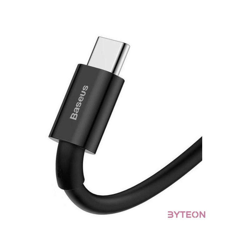 USB-USB-C Baseus Superior sorozatú kábel, 66 W, 2 m (fekete)