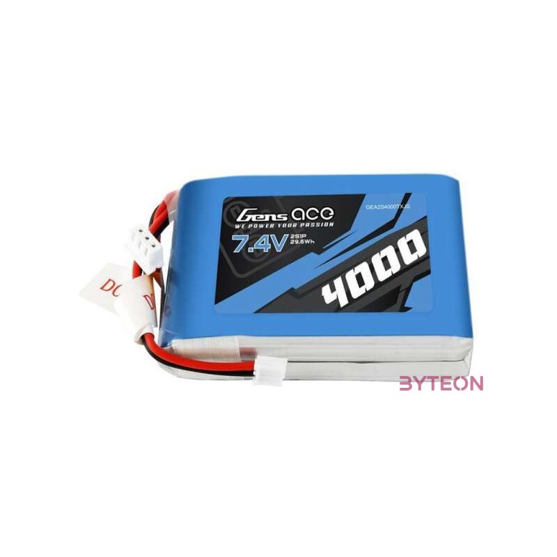 LiPo Gens Ace 4000mAh 7.4V 1C akkumulátor