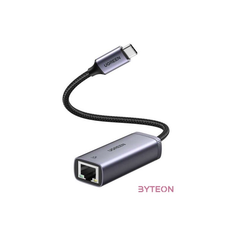 UGREEN CM483 USB-C  RJ45 hálózati adapter (szürke)