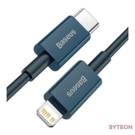 USB-C kábel a Lightning Baseus Superior sorozathoz, 20 W, PD, 1 m (kék)